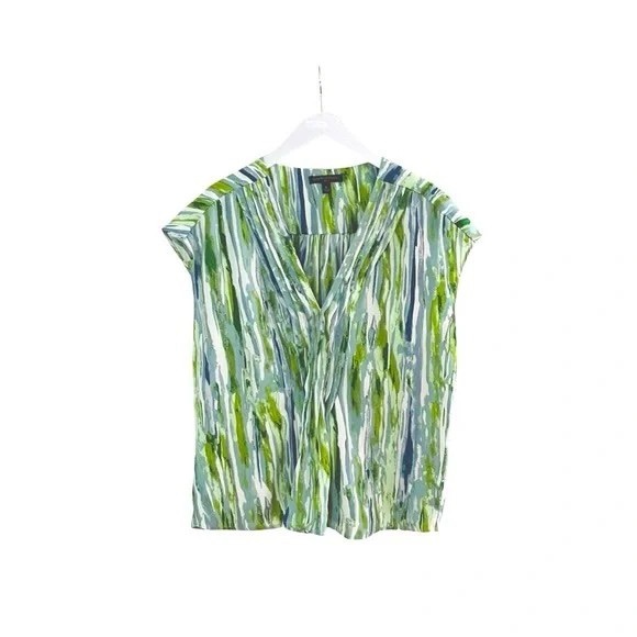 Green and Blue Women's Top - Picture 1 of 2